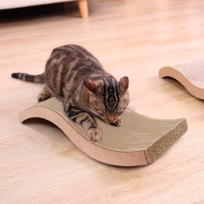 Rascador Gatos Anti Estrés Cartón Corrugado MCTK01- Ms